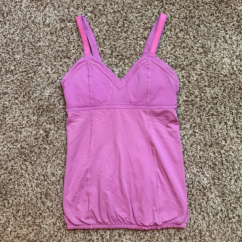 Purple Lululemon tank size 6 with zipper